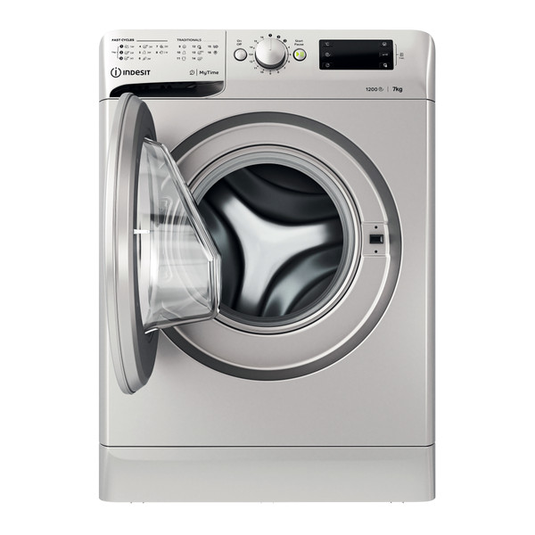 Indesit Пральна машина Соло OMTWE 71252 S EU Сріблястий Front loader A+++ Frontal open