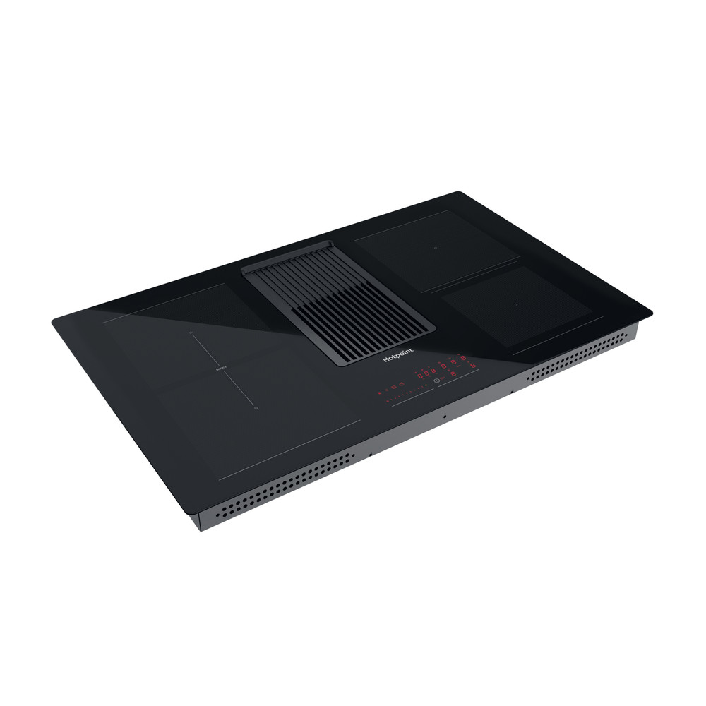 Hotpoint Venting cooktop PVH 92 B K/F KIT Black Perspective