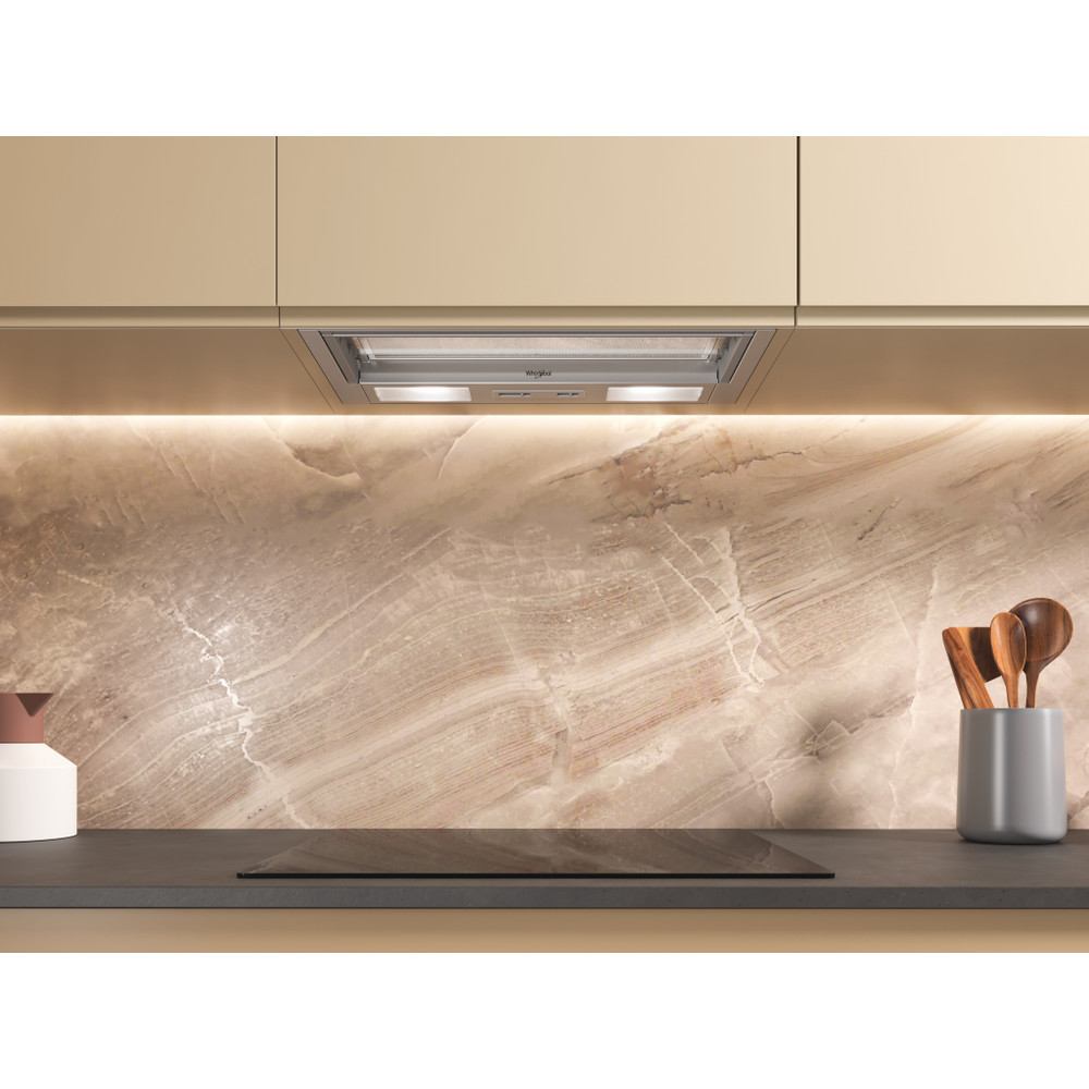 Whirlpool Exaustor Encastre WSK64FLSX Inox Encastre Mecânico Lifestyle control panel