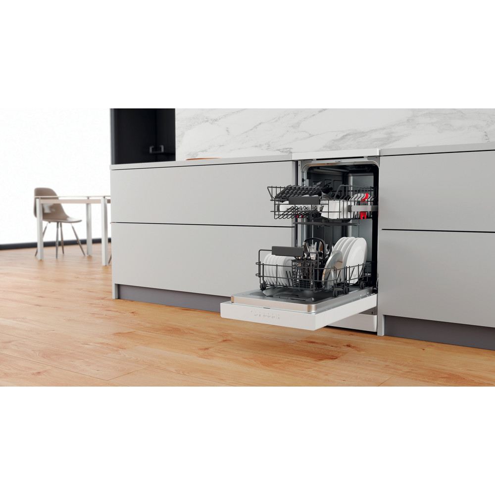 Whirlpool Lavavajillas Libre instalación WSFC 3M17 Libre instalación F Lifestyle perspective open