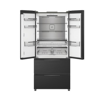 Whirlpool Kombinovaná chladnička s mrazničkou Volně stojící WHG2 6514 XK6E ARC 764 Manhattan Gray 4 doors Frontal open