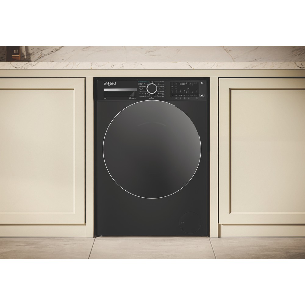 Whirlpool Maşină de spălat rufe Independent WAM 09BBC EE Negru Încărcare frontală A Lifestyle frontal