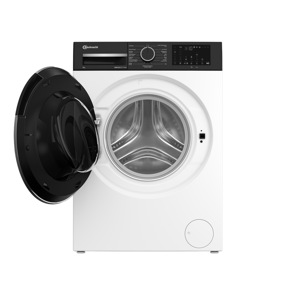 Bauknecht Waschmaschine Standgerät BKWM8AD7 Weiss Frontlader A Frontal open