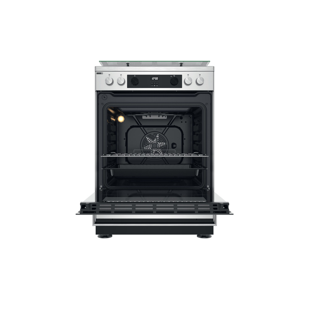 Whirlpool Плита WS68G8CHX/E/1 Нержавіюча сталь Газова Frontal open