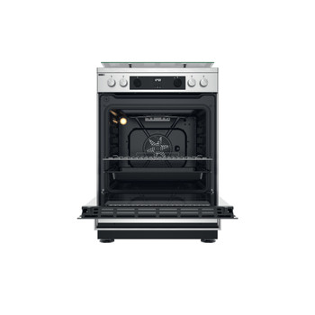 Whirlpool Плита WS68G8CHX/E/1 Нержавіюча сталь Газова Frontal open