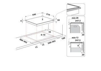SSTO3406ページ Plită inductie pe sticla Whirlpool - WL S3160 BF | European