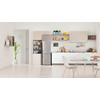 Indesit Комбиниран хладилник с камера Свободностоящи IB55 532 X Manhattan Grey 2 врати Lifestyle frontal