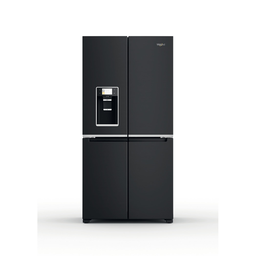 Whirlpool Side-by-Side Szabadonálló WQ9I FO1BX Black Steel Frontal
