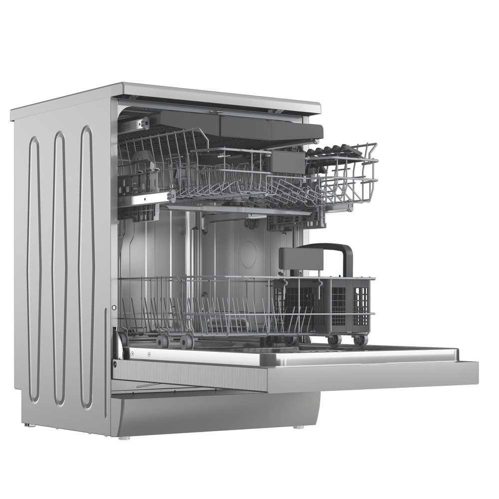 Hotpoint Lavavajillas Libre instalación HDF LYM D4 X Libre instalación D Perspective open