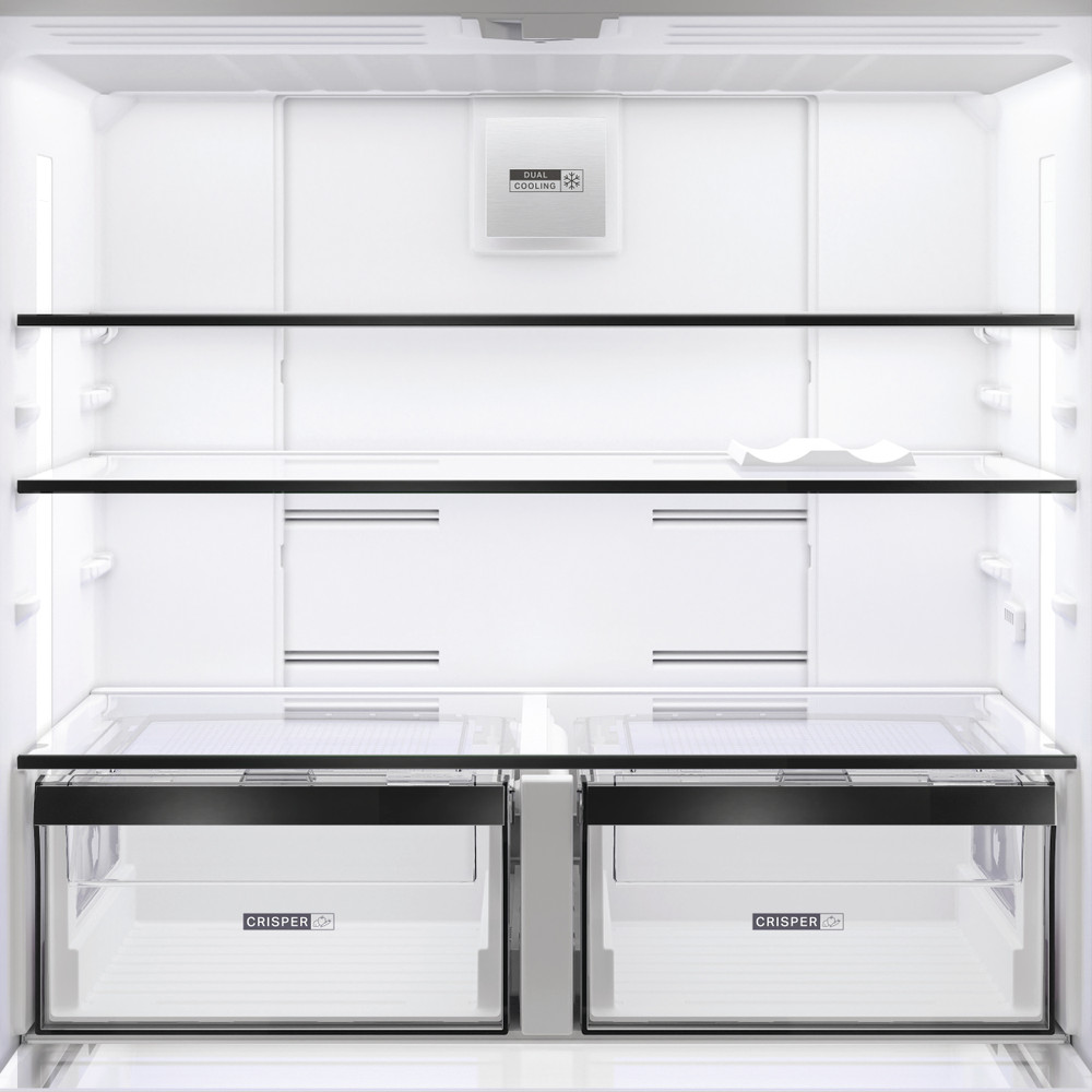 Whirlpool Dubbeldeurs Vrijstaand WHGF 6534 XK4E ARC 764 Manhattan Gray Filter