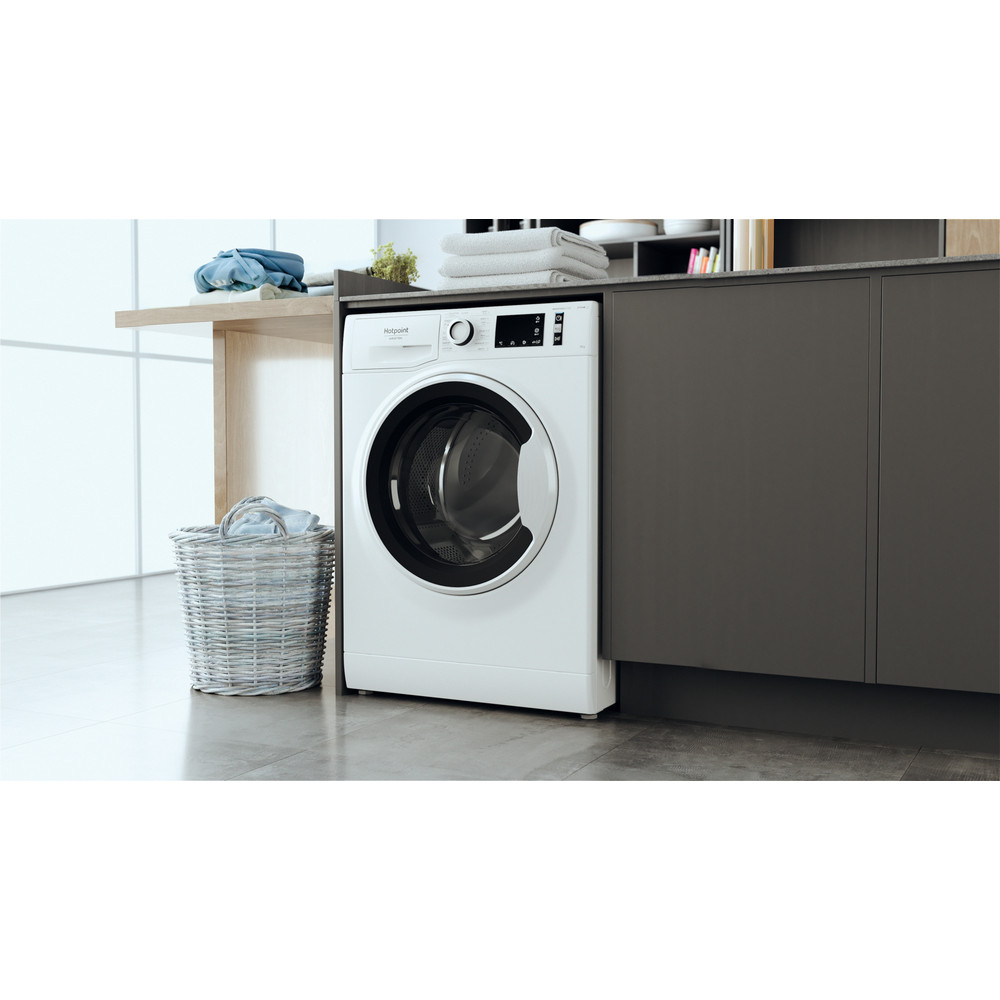 Hotpoint_Ariston Lavadora Libre instalación NM11 925 WW A SPT N Blanco Cargador frontal B Lifestyle perspective