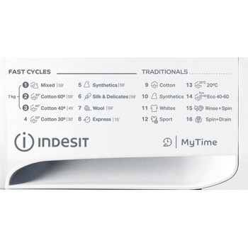 Indesit Mašina za veš Samostojeći MTWE 71484 WK EE Bijela prednje punjenje C Program