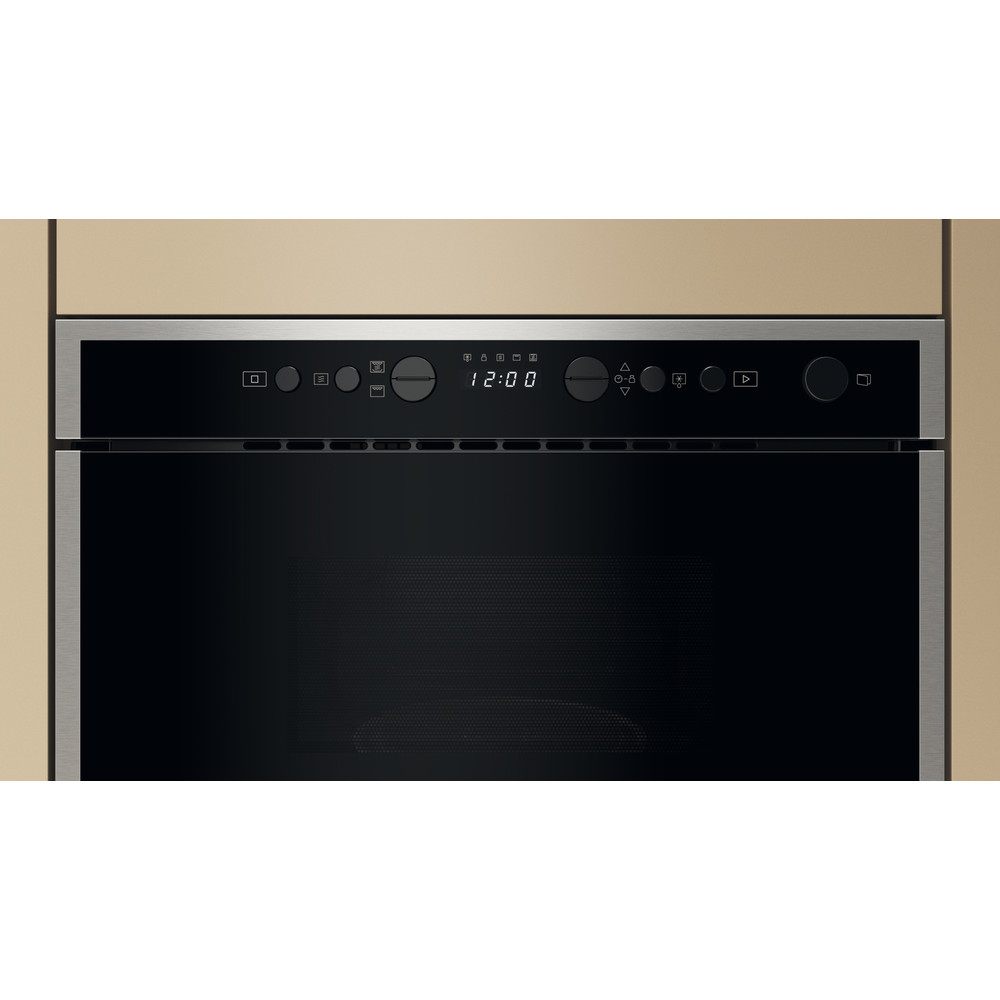 Whirlpool Microgolfoven Inbouw WMN464BX Roestvrij staal Elektronisch 22 Microgolven+Grill 750 Control panel