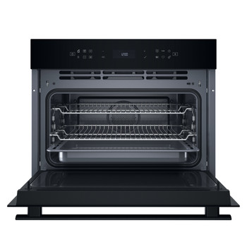 Whirlpool Four à micro-ondes Encastrable WCW6O7HTB Noir Électronique 53 Micro-ondes combiné 950 Frontal open