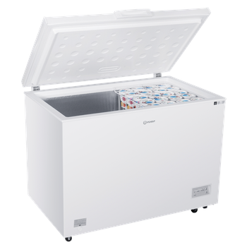Indesit Zamrzivač Samostojeći INCF 3084 E Bijela Frontal open