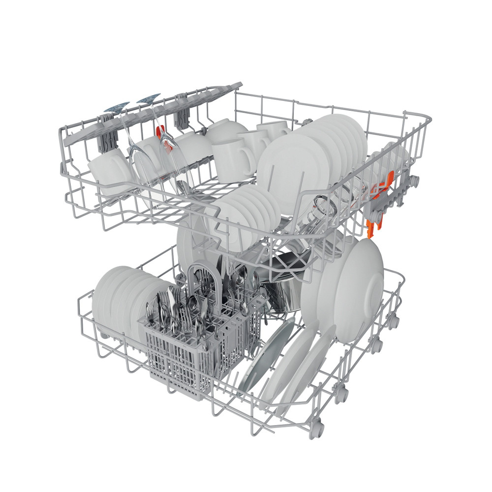 Hotpoint Dishwasher Free-standing H2F HL626 X UK Free-standing E Rack