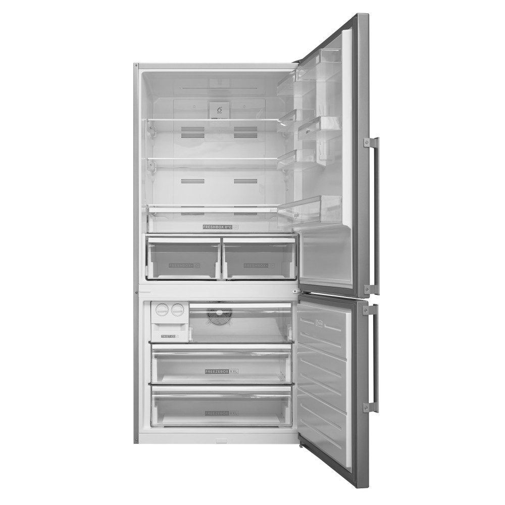 Whirlpool Hűtő/fagyasztó kombináció Szabadonálló W84BE 72 X 2 Inox 2 doors Frontal open