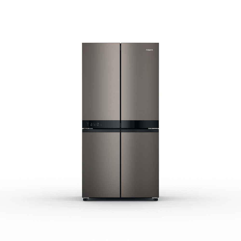 Hotpoint Side-by-Side Free-standing HQ9 U2BL G Black/Inox Frontal