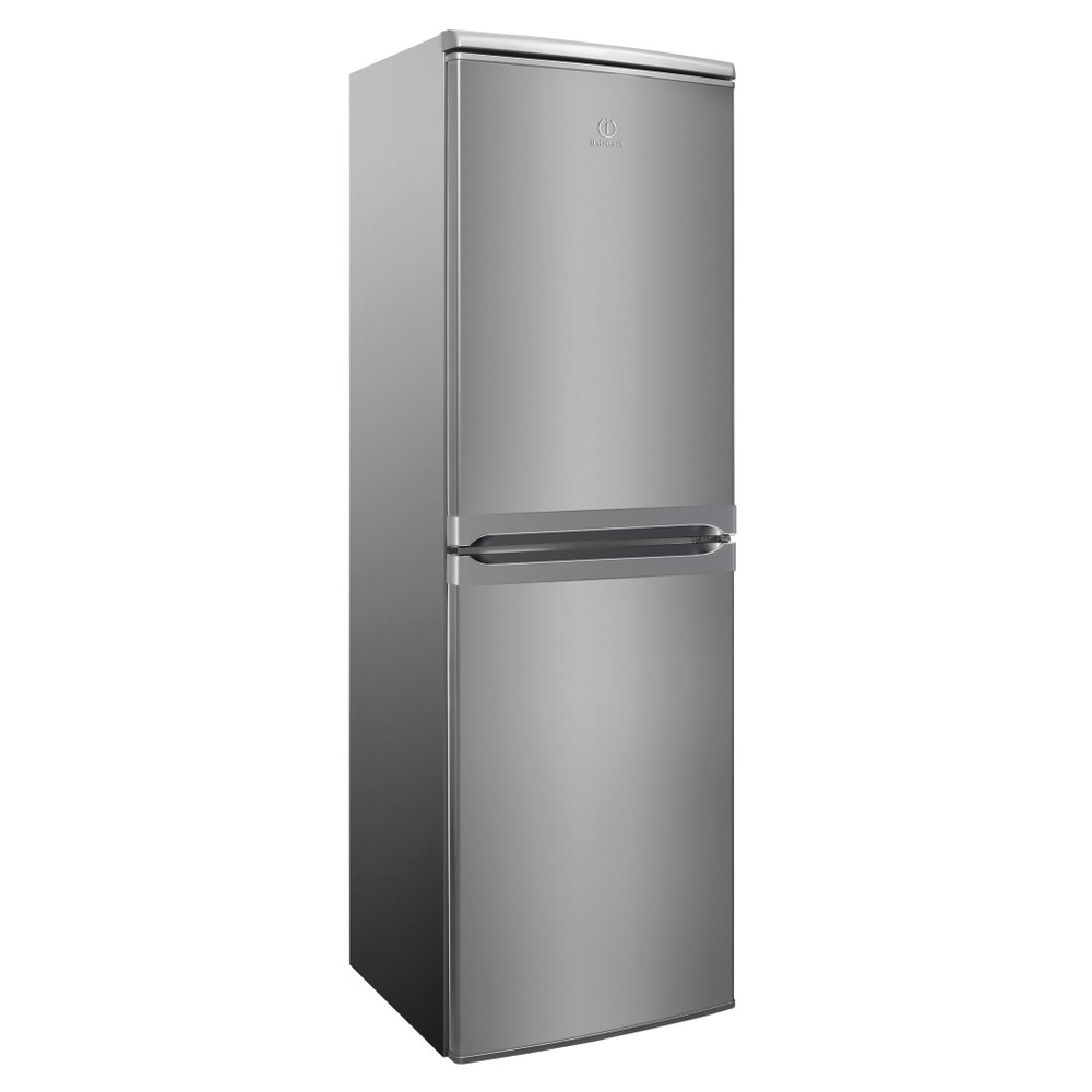 Indesit Kombinacija hladnjaka/zamrzivača Samostojeći CAA 55 NX 1 Inox 2 doors Perspective