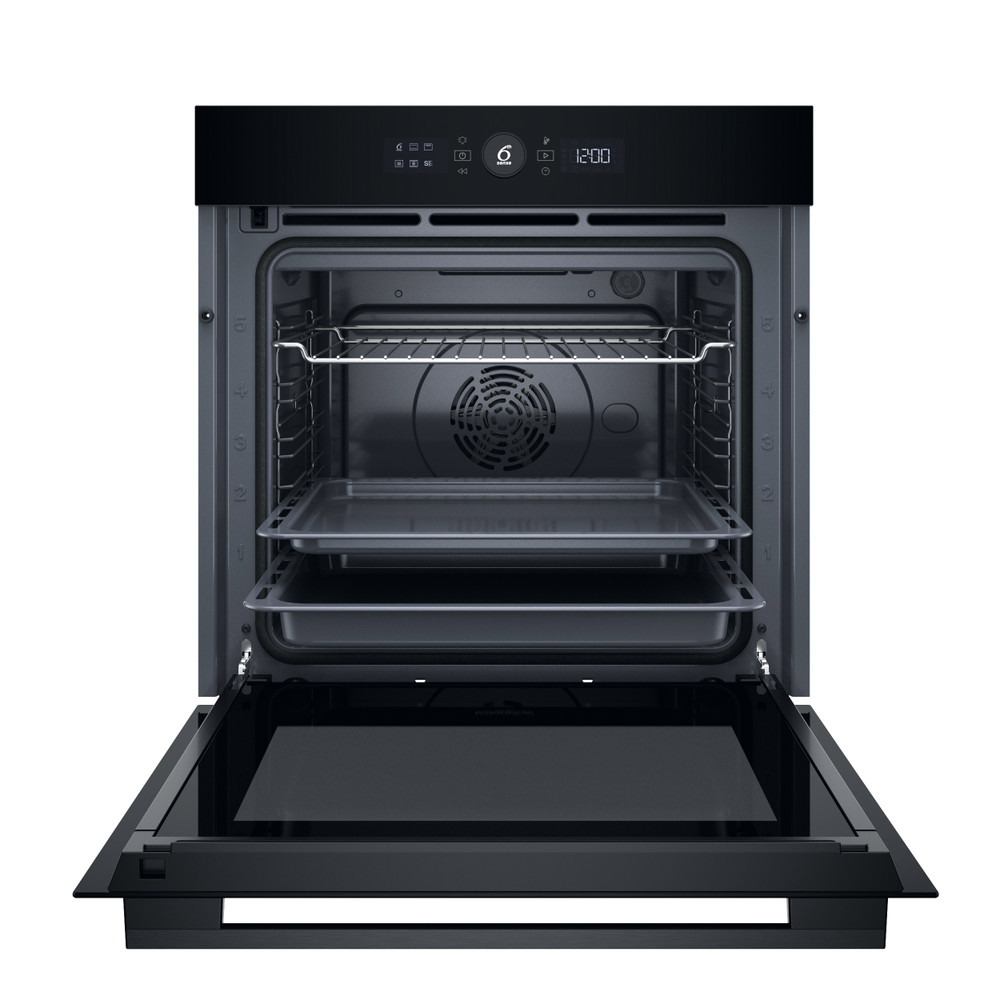 Whirlpool Ugn Inbyggda WNOI5S8PM0BF Elektrisk A+ Frontal open