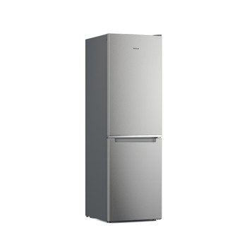 Whirlpool Hűtő/fagyasztó kombináció Szabadonálló W7X 82I OX Optic Inox 2 doors Perspective