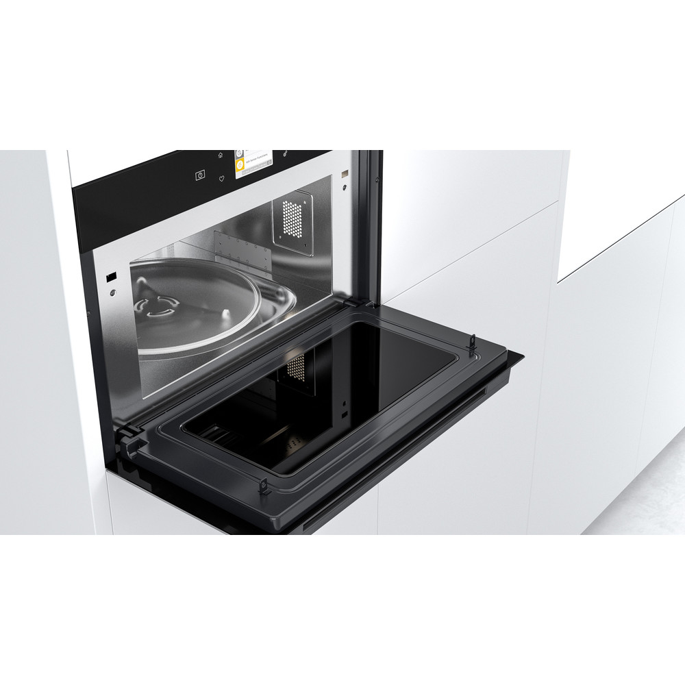 Whirlpool Mikrovalna pećnica Ugradbeni W9 MD260 BSS Inox Elektronička 31 Kombinirano 1000 Lifestyle perspective open