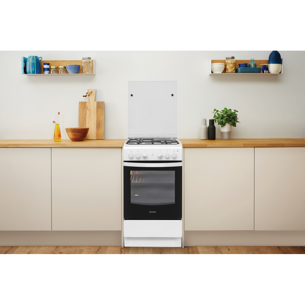 Indesit Štednjak IS5M4KCW/E Bijela Miješana Lifestyle frontal