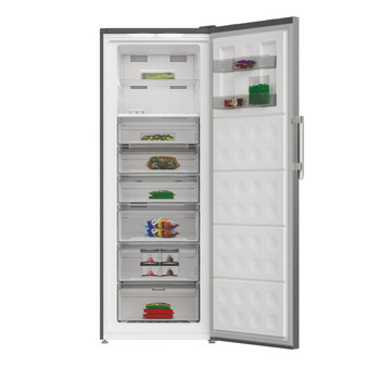 Whirlpool Congelator Independent WHFF 6404 X5E New Silver – ARC 1035 Lifestyle frontal open