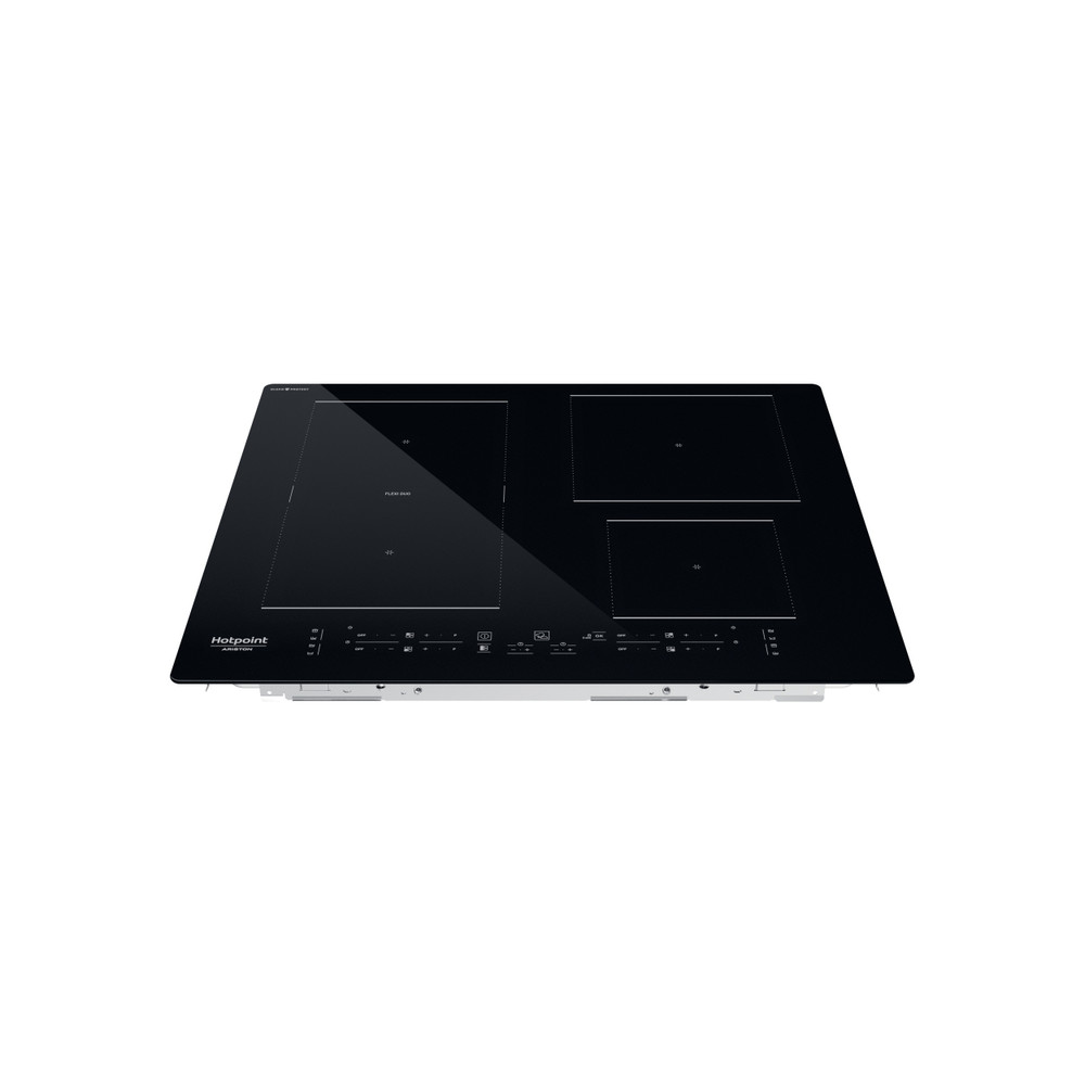Hotpoint_Ariston Table de cuisson HB 4860C CPNE Noir Induction vitroceramic Frontal top down
