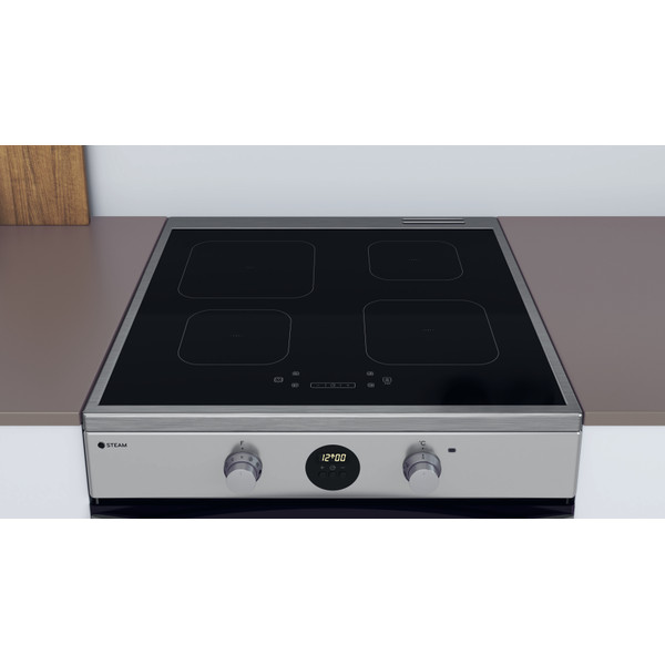 Indesit Cucina con forno a doppia cavità IS67IQ8CCX/FR Inox Elettrico Lifestyle detail