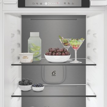 Whirlpool Kombinovaná chladnička s mrazničkou Vstavané WHK2 5323 B5E1 Zinc Metal 2 doors Lifestyle frontal