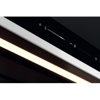 Whirlpool Exaustor Encastre WHSS 90F L T C K Preto Wall-mounted Eletrónico Lifestyle control panel