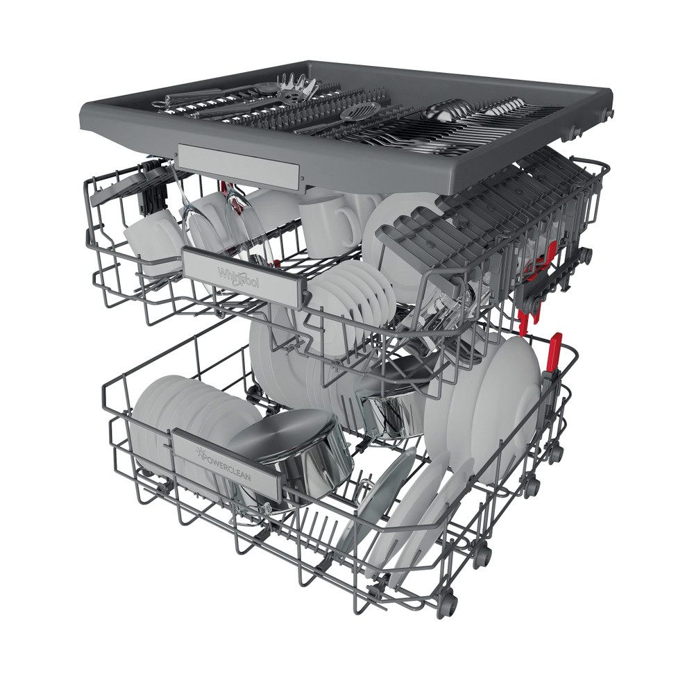 Whirlpool Umývačka riadu Vstavané W0I D751A X Full-integrated B Technical Translucent