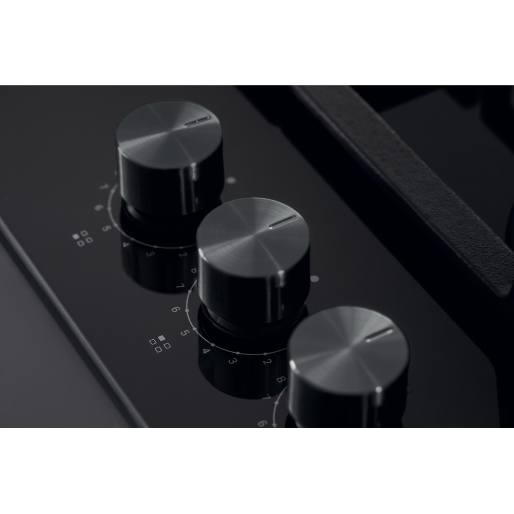 Whirlpool Варильна поверхня GOFL 629/NB1 Чорний Газова Control panel