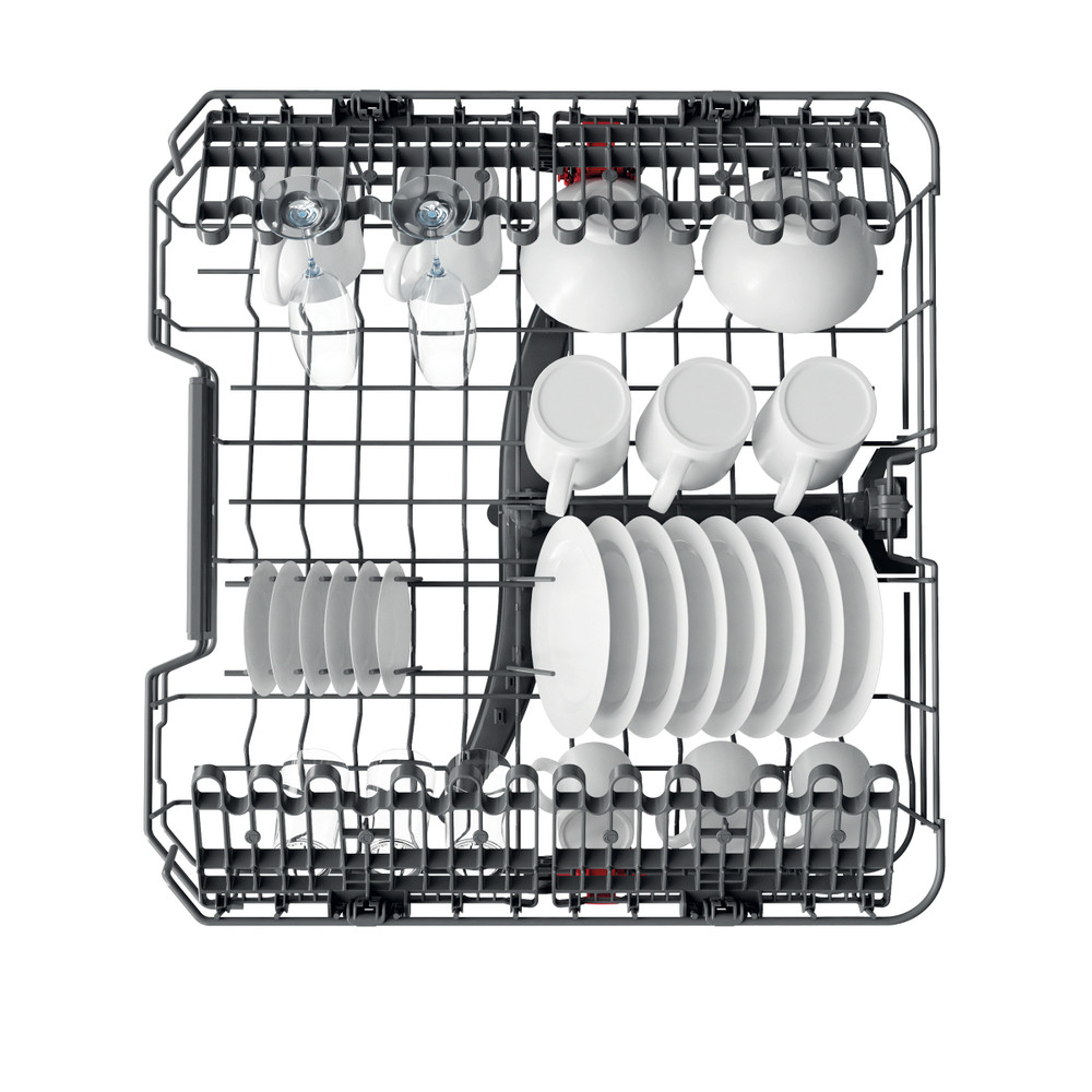 Whirlpool Oppvaskmaskin Integrert WH6UC14BN7A0W Under benk C Rack