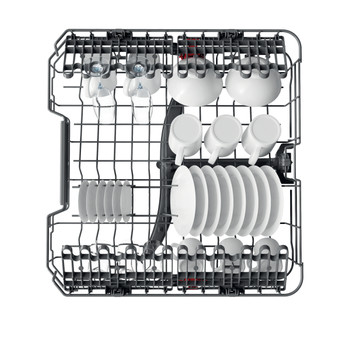 Whirlpool Oppvaskmaskin Integrert WH6UC14BN7A0W Under benk C Rack