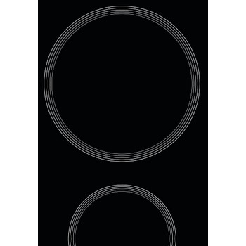 Whirlpool Varná deska AKT 360/IX Černá Radiant vitroceramic Heating element