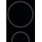 Whirlpool Liesitaso AKT 360/IX Musta Radiant vitroceramic Frontal