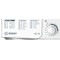 Indesit Washer dryer Free-standing EWDE 861483 W UK White Front loader Program