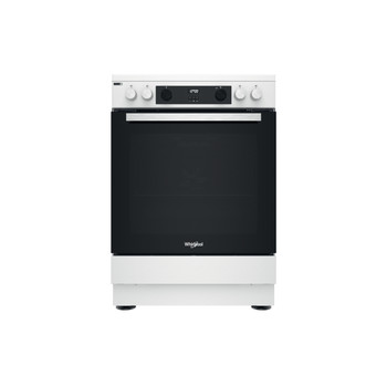 Whirlpool Плита WS68G8CHW/E/1 Білий Газова Frontal