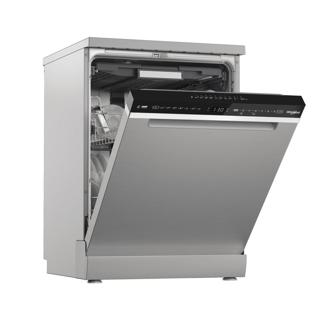 Whirlpool Mosogatógép Szabadonálló W7F HS61X Szabadonálló A Perspective open