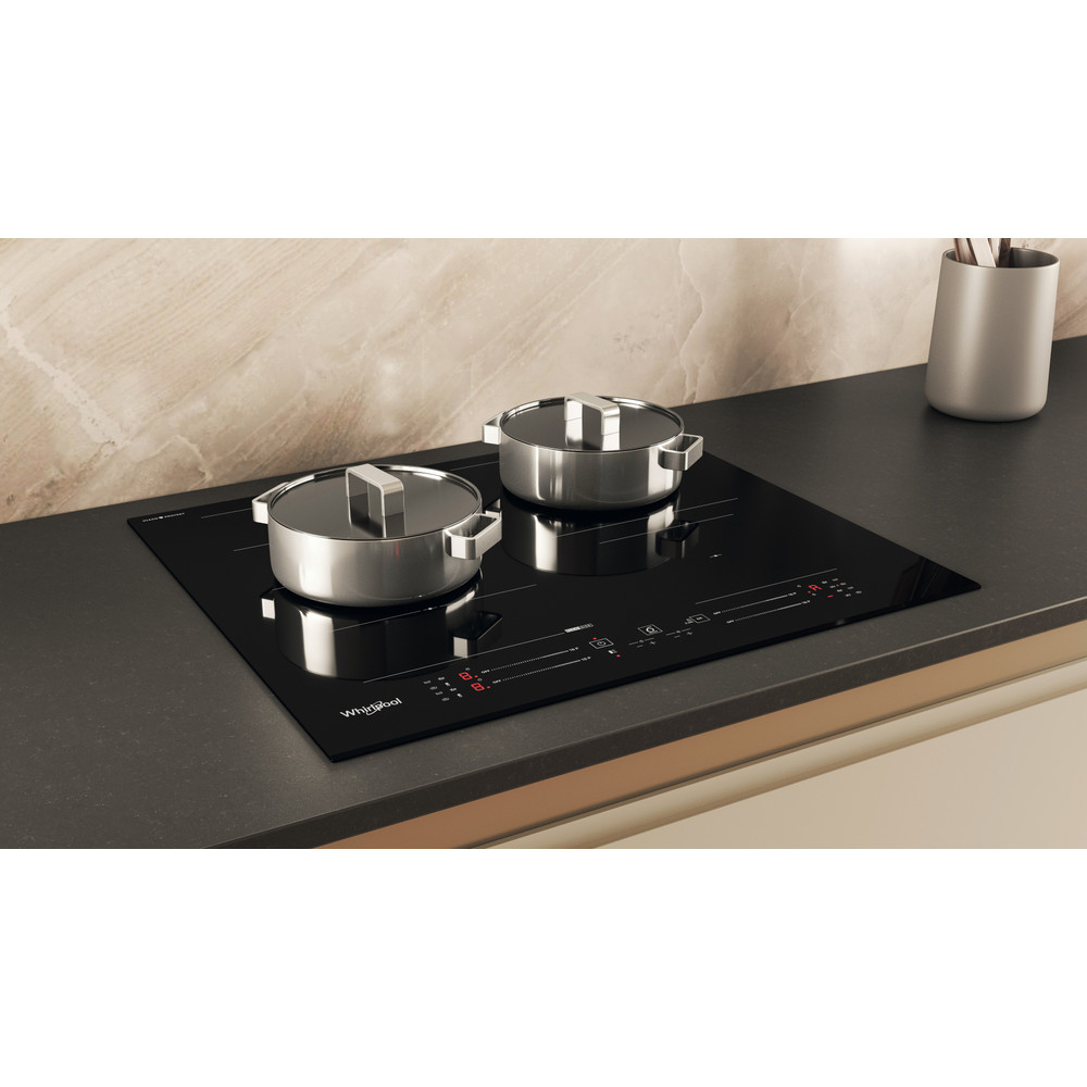 Whirlpool Encimera WF S5060 CPBF Negro Induction vitroceramic Lifestyle perspective