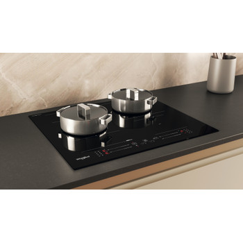 Whirlpool Plită WF S5060 CPBF Negru Induction vitroceramic Lifestyle perspective