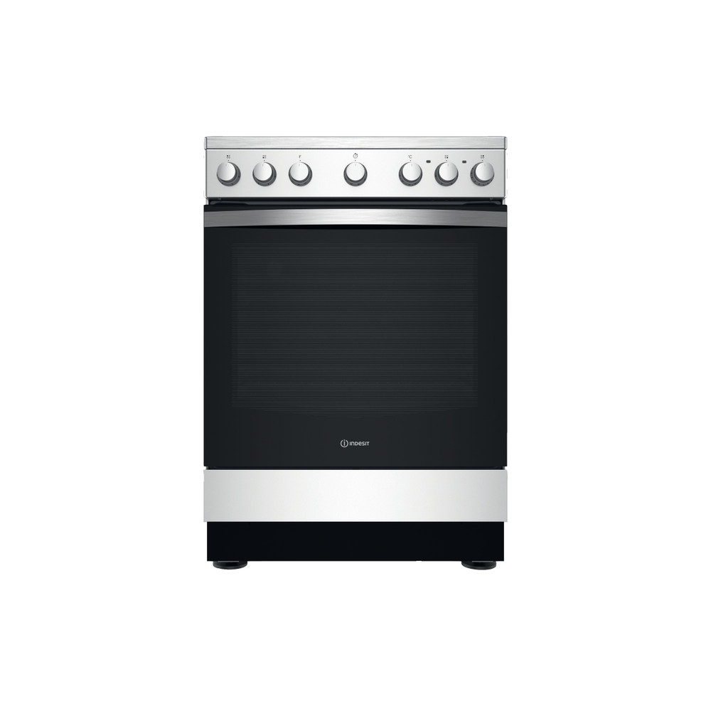 Indesit Cucina con forno a doppia cavità IS67V5PCX/E Inox Elettrico Frontal