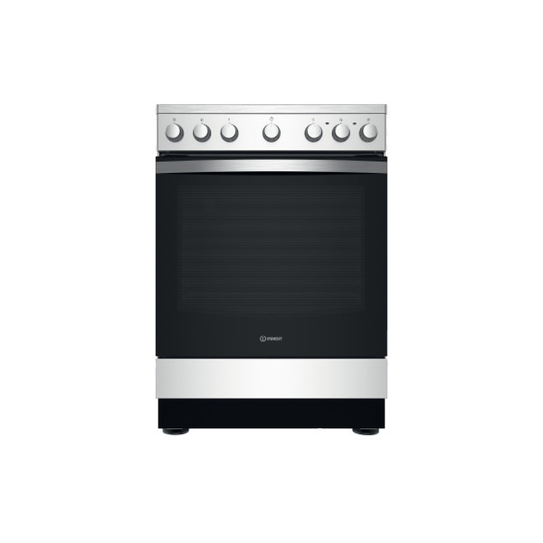 Indesit Cucina con forno a doppia cavità IS67V5PCX/E Inox Elettrico Frontal