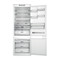 Whirlpool Jääkaappipakastin Kalusteisiin sijoitettava WH SP70 T242 P Valkoinen 2 doors Perspective open