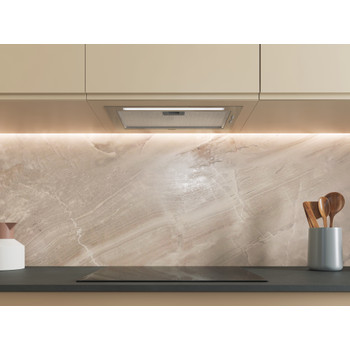 Whirlpool Afzuigkap Ingebouwd WCTH 63F LEB X Rvs Ingebouwd Elektronisch Lifestyle frontal