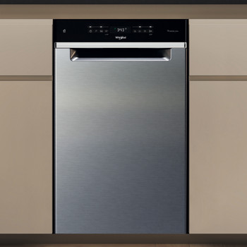 Whirlpool Mosogatógép Beépíthető WH6UB10BS7A0X Alulra építhatő B Frontal