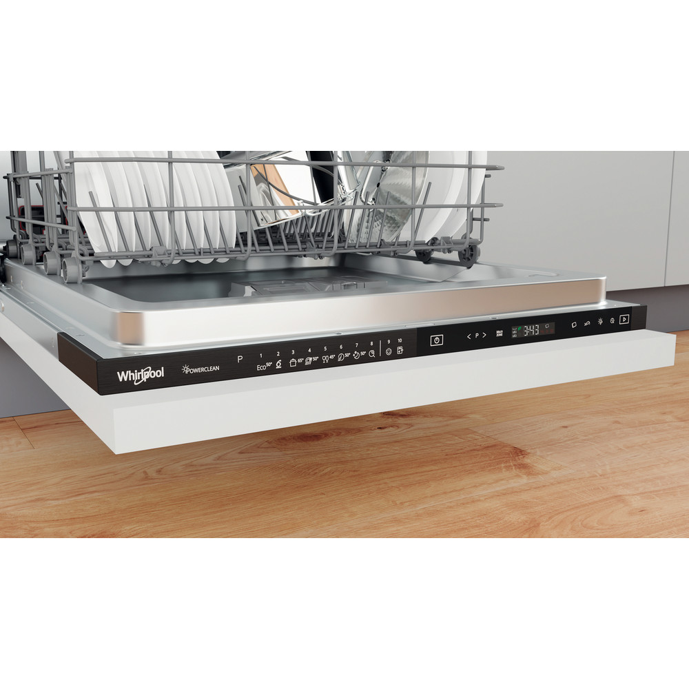 Whirlpool Mosogatógép Beépíthető WIP 4O33N PLE S Full-integrated D Lifestyle control panel