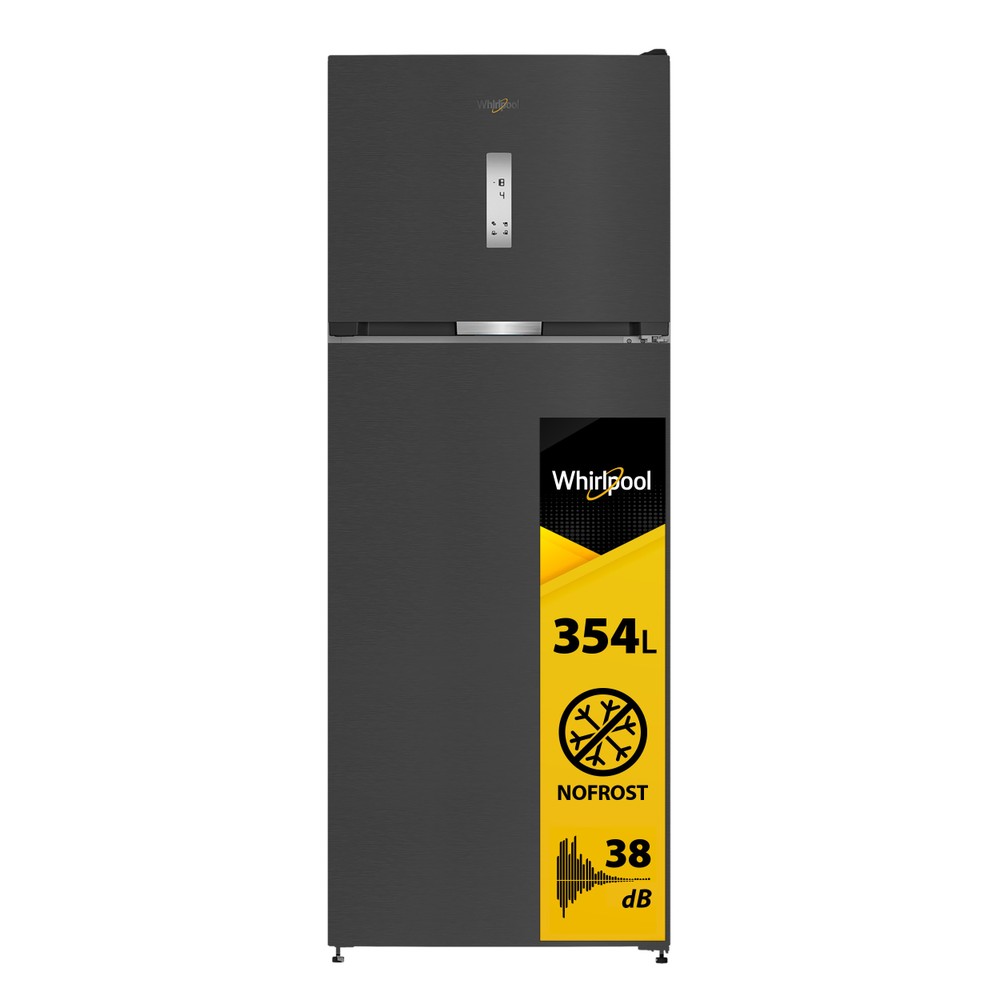 Whirlpool Koel/vriescombinatie Vrijstaand WHD2 6472 X4E ARC 764 Manhattan Gray 2 deuren Perspective open